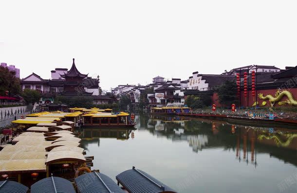 江苏南京秦淮河png免抠素材_88icon https://88icon.com 南京 名胜古迹 地方景点 实物图 建筑 摄影图 江苏 秦淮河 自然景观 船只 高清图片