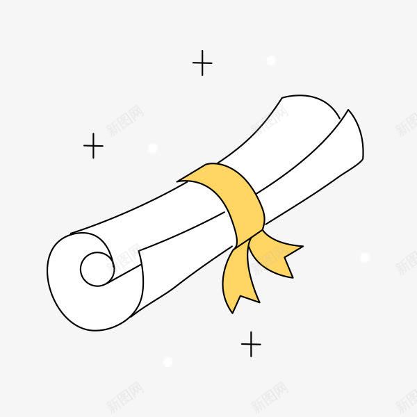 卷子上的蝴蝶结png免抠素材_88icon https://88icon.com PNG素材 卷子 白色 蝴蝶结