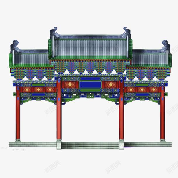 庄严的古城门png免抠素材_88icon https://88icon.com 亭子 古城门 古色古香 城门 大气的 宽广的城门 柱子