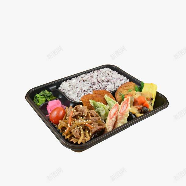日式外卖盒饭png免抠素材_88icon https://88icon.com 外卖盒饭 日式盒饭 精美料理 营养搭配 黑色餐盒