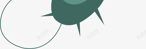 蓝色草履虫png免抠素材_88icon https://88icon.com 圆形 带刺 斑点 细胞 草履虫