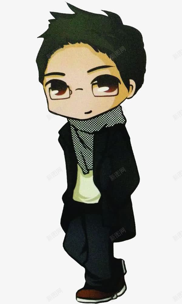 戴眼镜的男人png免抠素材_88icon https://88icon.com 卡通 帅气的 手绘 江小白 男人 眼镜 简笔