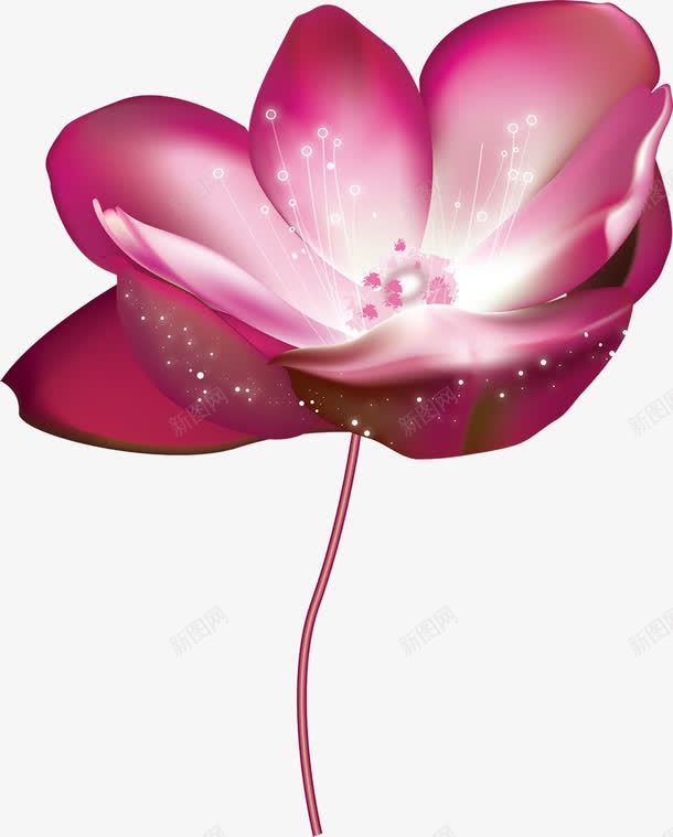 粉色烂漫星光花朵png免抠素材_88icon https://88icon.com 星光 烂漫 粉色 花朵 设计