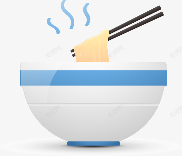 一碗热腾腾的面条图矢量图ai免抠素材_88icon https://88icon.com 冒烟 冒烟的食物 卡通食物 烟气 烟雾 热气 热食物 食物 食物冒烟 矢量图