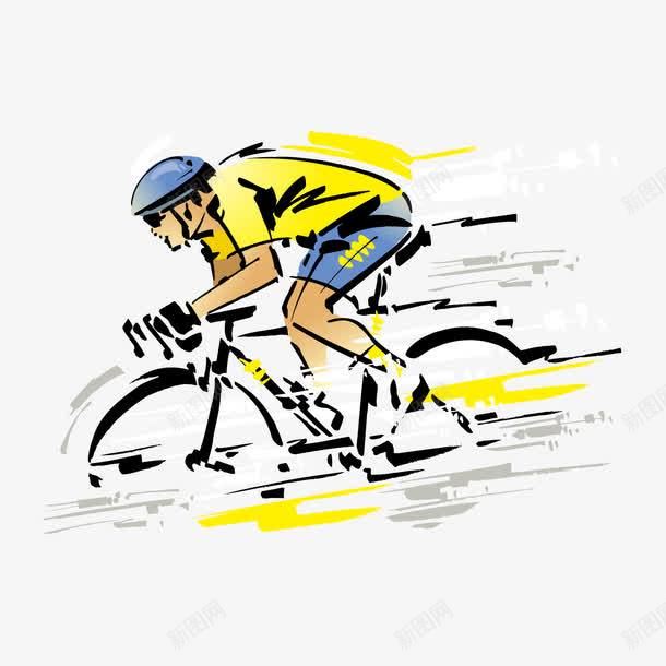 毛笔画笔式速度感冲刺自行车png免抠素材_88icon https://88icon.com 冲刺 毛笔笔感 自行车 赛车骑行 运动 速度感