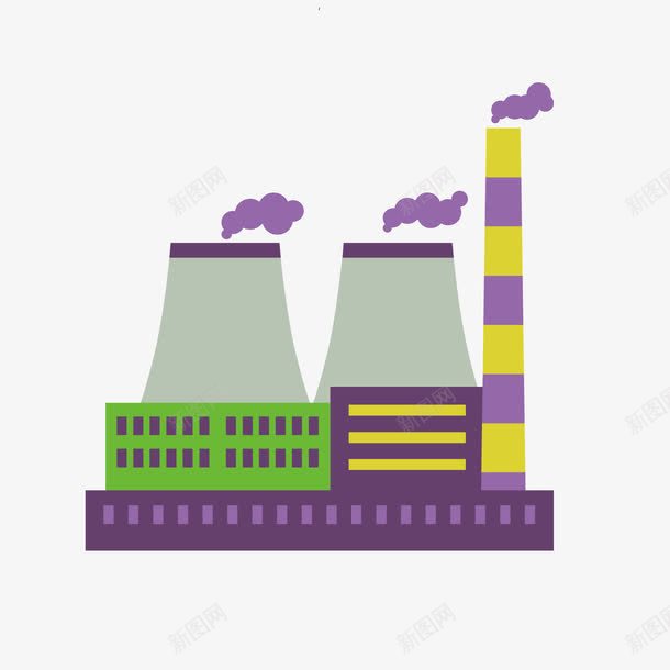 卡通冷却塔电厂化工厂png免抠素材_88icon https://88icon.com 冷却塔 化工厂 化工设备 卡通 工厂动画 电厂 石油化工