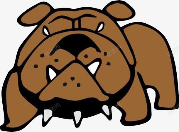 凶恶的狗狗png免抠素材_88icon https://88icon.com 卡通狗爪 恶霸犬 短短的四肢 粗壮的四肢 锋利的狗牙 面目狰狞的