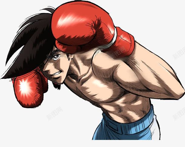 长发拳击手png免抠素材_88icon https://88icon.com 体育竞技 拳击 拳击手 拳击比赛 搏击比赛 长发