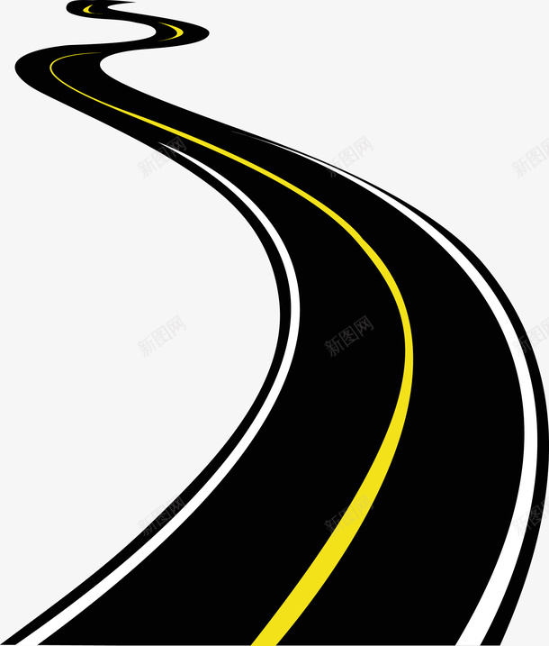 弯曲的马路png免抠素材_88icon https://88icon.com 公路 公路图 卡通马路图 山路 山路蜿蜒 山道 弯曲的路 柏油路 矢量马路 路 马路矢量图 高速公路