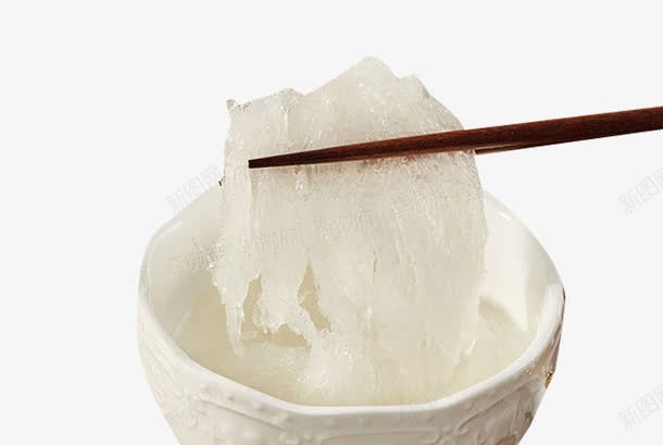 白色透亮燕窝png免抠素材_88icon https://88icon.com 夹起的燕窝 炖好的燕窝 白燕盏 食材燕窝