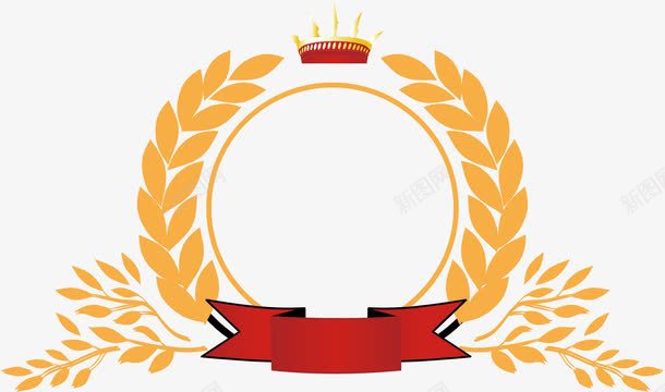 皇冠的公安标志麦穗png免抠素材_88icon https://88icon.com 公安标志麦穗 公安麦穗 卡通 小麦穗 皇冠 金色麦穗 麦穗徽章 麦穗边框