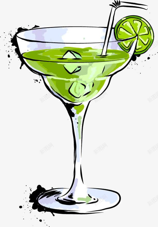 卡通食物饮料酒吧鸡尾酒png免抠素材_88icon https://88icon.com 卡通 手绘 柠檬汁 酒吧 香槟 鸡尾酒