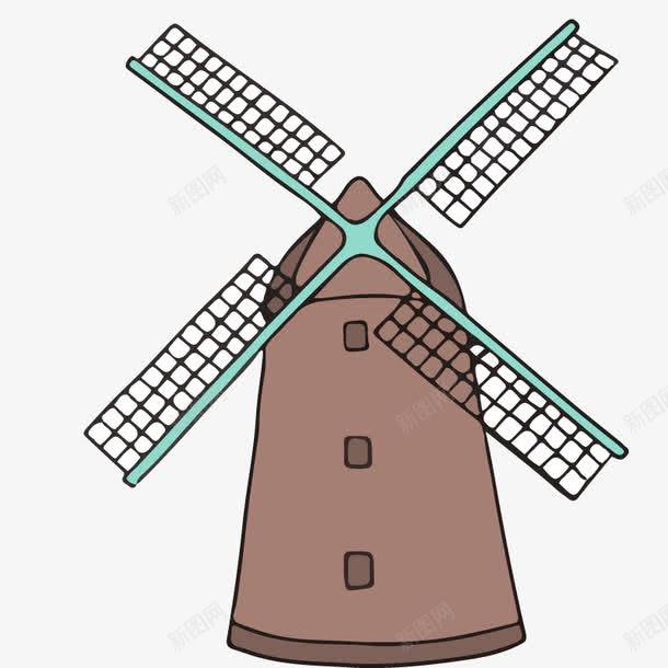 荷兰风车png免抠素材_88icon https://88icon.com 世界各国地标 世界各国标志性建筑 矢量经典地标
