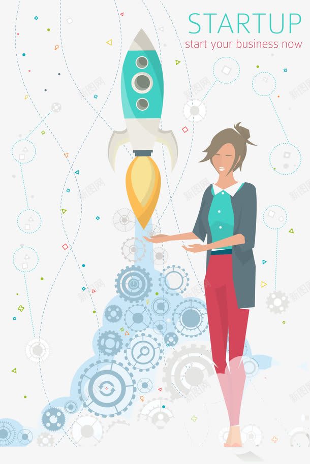 卡通概念人物png免抠素材_88icon https://88icon.com 事业上升 公司 办公 办公室 合作成功 工作 开会 成功人士 新概念 时尚人物 时尚生活 现代化人物