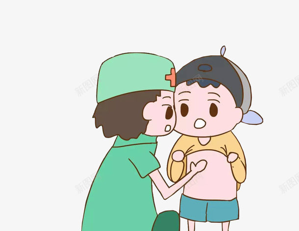 可爱插图儿科医生检查身体png免抠素材_88icon https://88icon.com 体检 儿科 儿科体检 儿科医生 儿科医生与病人 儿科医生检查 儿童医院 医生诊治 医疗 宝宝做检查 常规检查