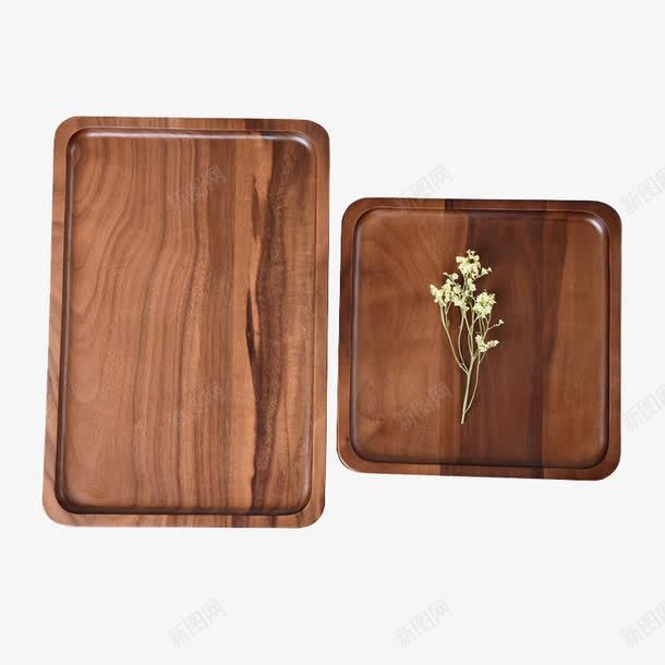 方形大茶盘png免抠素材_88icon https://88icon.com 产品实物 咖啡盘 实木托盘 高档 黑胡桃 黑胡桃木