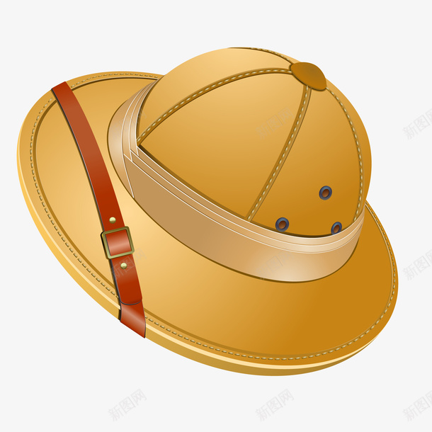 卡通棕色的帽子矢量图ai免抠素材_88icon https://88icon.com 出游 卡通 帽子设计 戴帽子 探险 棕色 野营 矢量图