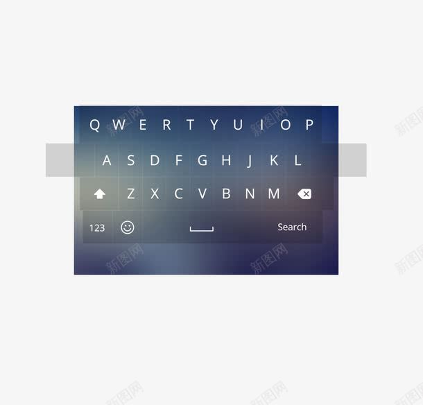 星空蓝色英文输入法png免抠素材_88icon https://88icon.com 星空 英文 蓝色 输入法