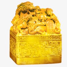传国玉玺png免抠素材_88icon https://88icon.com 文物 玉玺 金黄