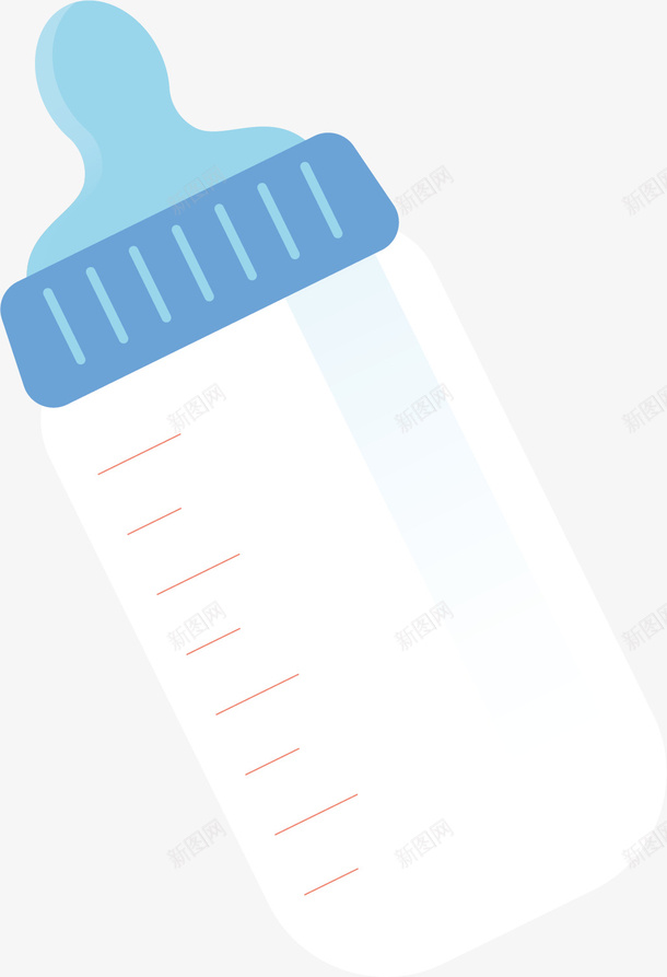 白色玻璃奶瓶矢量图ai免抠素材_88icon https://88icon.com 喝奶 奶瓶 奶粉 婴儿用品 母婴用品 牛奶 矢量图