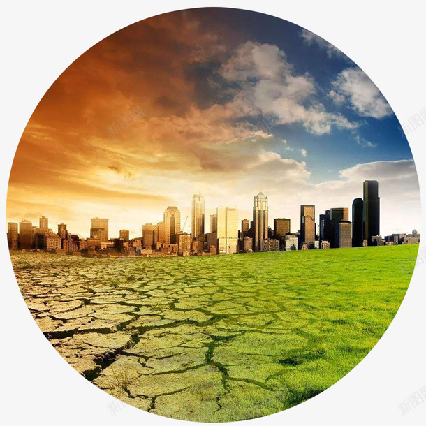 地球日环境问题png免抠素材_88icon https://88icon.com 土地 土地干燥 地球日 干旱 干裂大地 污染 环境