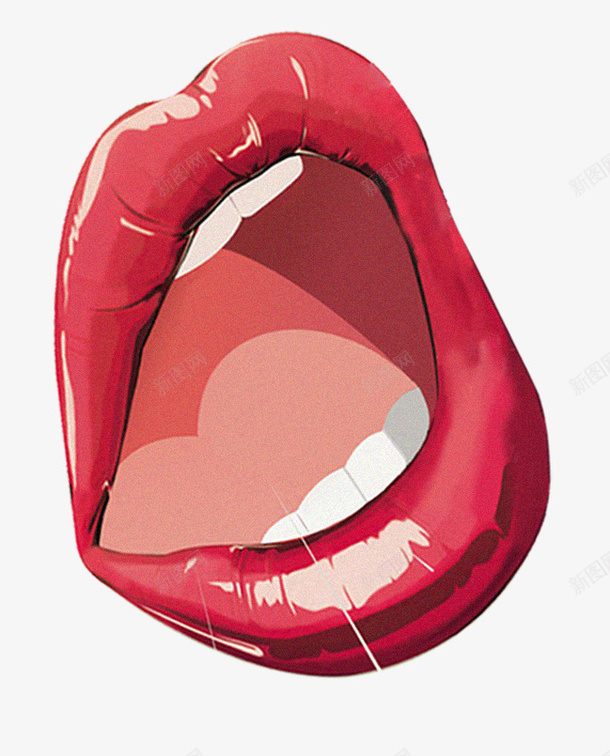 吃货节张大嘴巴手绘png免抠素材_88icon https://88icon.com 517 免费PNG 卡通手绘 吃货节 大嘴巴 装饰