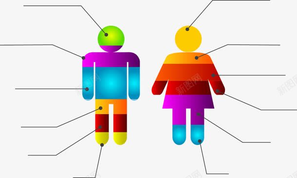 几何数据趋势大数据分析png免抠素材_88icon https://88icon.com 人体 几何 分析 大数据 数据 男女分布 趋势