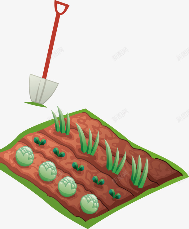 手绘卡通动物绿地png免抠素材_88icon https://88icon.com 动物 卡通 手绘 森林 种菜 绿地 菜地 菜田 菜苗