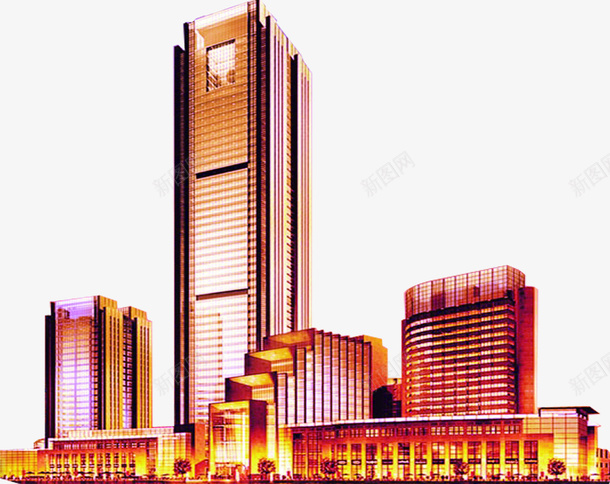 霓虹灯下的大都市png免抠素材_88icon https://88icon.com 免抠图 城市 效果图 装饰图 装饰画 都市 高楼大厦