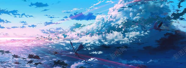 动漫梦幻天空背景bannerjpg设计背景_88icon https://88icon.com banner 动漫 天空 梦幻 背景