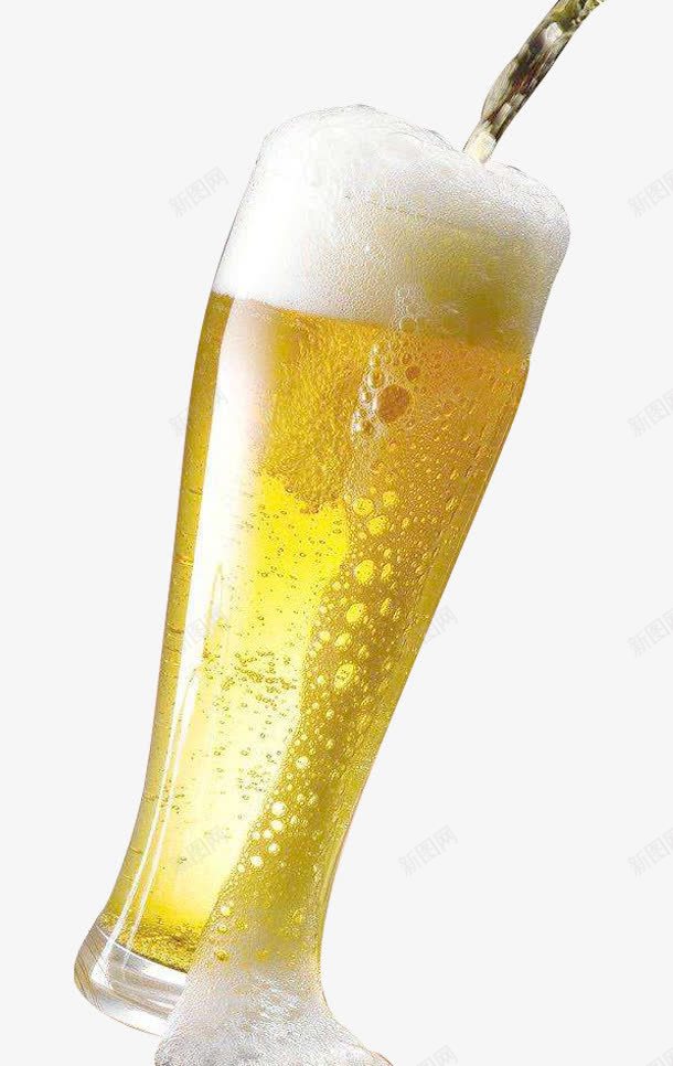 倒一杯酒png免抠素材_88icon https://88icon.com 啤酒 泡沫 玻璃杯 酒水 酒滴