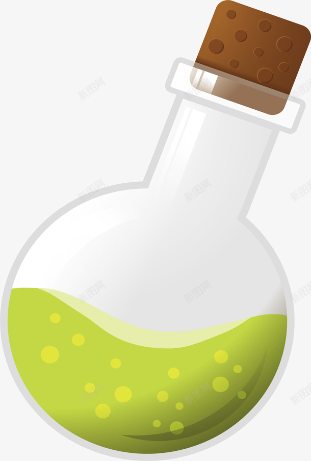 神奇魔法药水矢量图ai免抠素材_88icon https://88icon.com 万圣节 万圣节药水 矢量png 神奇药水 药水 魔法药水 矢量图