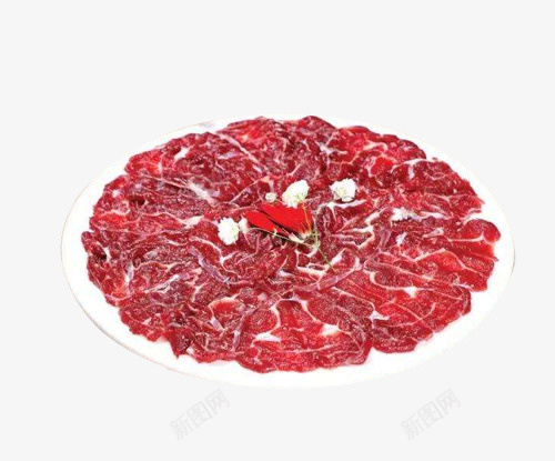 盘子里的食物牛肉png免抠素材_88icon https://88icon.com 潮汕牛肉 火锅 牛肉 美食 食材 食物 餐厅 饭店