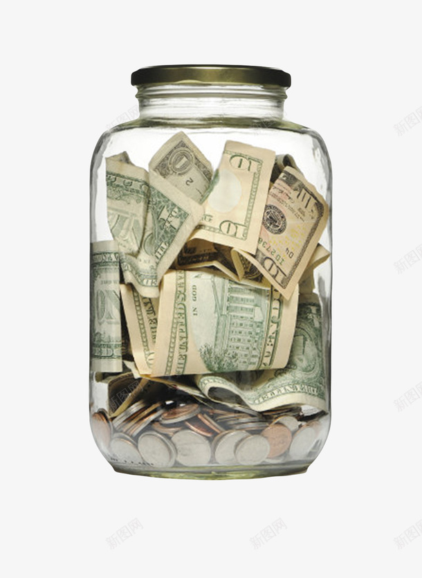 装满金钱纸币的广口瓶实物png免抠素材_88icon https://88icon.com 保存 包装 存储 存钱 容器 密封 封存 广口瓶 玻璃 瓶子 纸币 罐子 透明 金钱