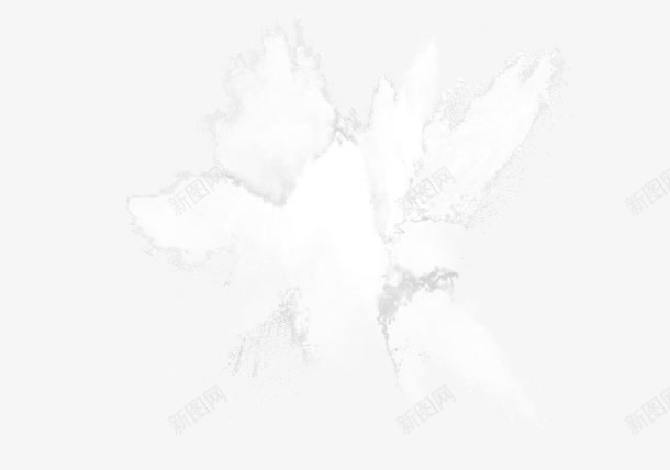 粉墨png免抠素材_88icon https://88icon.com 喷溅 白色 粉墨 粉末