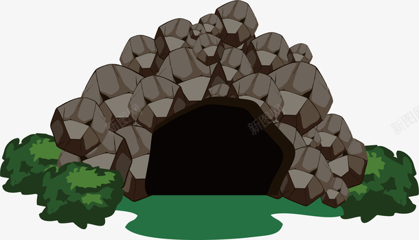 花岗岩山洞png免抠素材_88icon https://88icon.com 岩石山洞 岩石洞穴 石头山洞 石头洞穴 石洞 花岗岩