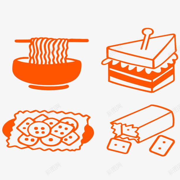 卡通蛋糕食品透明png免抠素材_88icon https://88icon.com 儿童手绘 卡通蛋糕 卡通饼干 手绘烘培 手绘面条 碗 简笔画