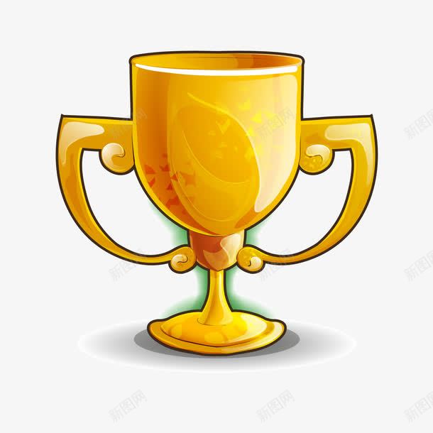 卡通金色的奖杯png免抠素材_88icon https://88icon.com 卡通 商业 奖杯 成功 成就 荣誉 金色