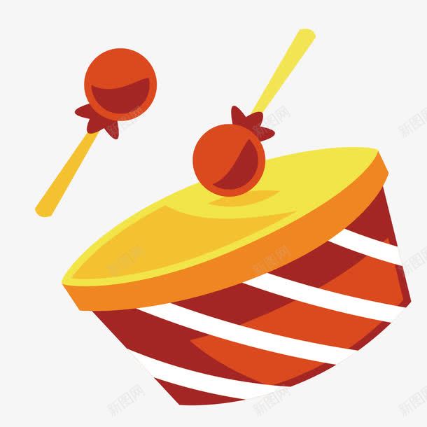 锣鼓png免抠素材_88icon https://88icon.com 槌子 热闹 锣鼓