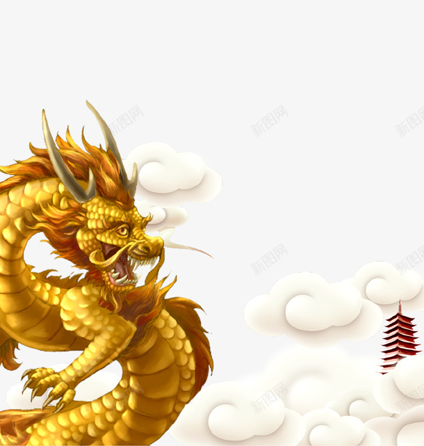 金色大气龙形象海报png免抠素材_88icon https://88icon.com 二月二 云中龙 云龙 传统 古老的龙 大气 祥云 节日 金色 金龙吉祥 飞龙在天 龙宫 龙抬头