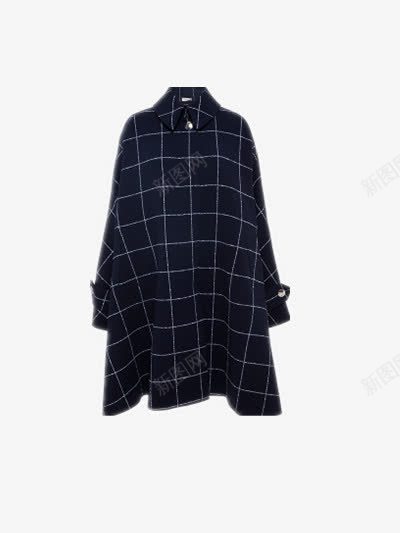 女士带格子深蓝色大衣png免抠素材_88icon https://88icon.com 产品实物 休闲外套 休闲风格上衣 外衣 女士带格子深蓝色 女装 格子 棉衣