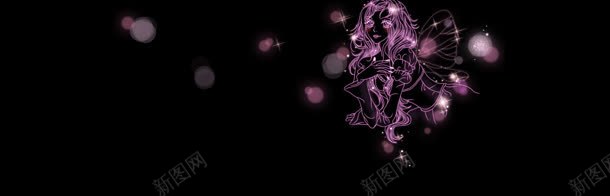 黑色动漫天使背景bannerjpg设计背景_88icon https://88icon.com banner 动漫 天使 背景 黑色