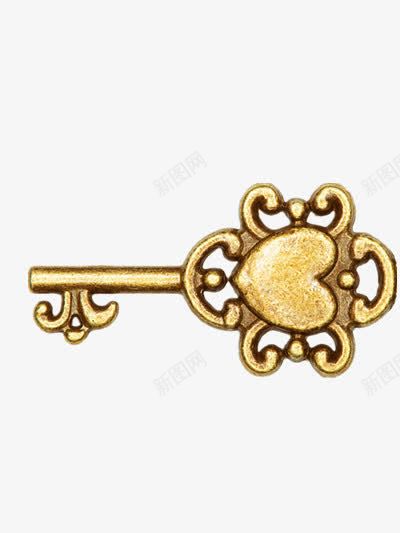 金钥匙png免抠素材_88icon https://88icon.com 古铜 花纹 金钥匙 雕琢