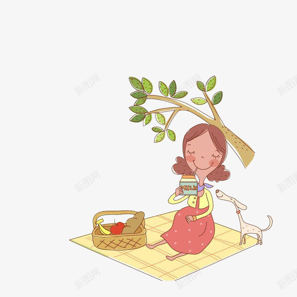 卡通和小狗郊游野餐的孕妇妈妈素png免抠素材_88icon https://88icon.com 卡通 卡通和小狗郊游野餐的孕妇妈妈素材免费下载 喝牛奶 孕妇妈妈 孕妈咪 小狗 树下野餐 郊游野餐