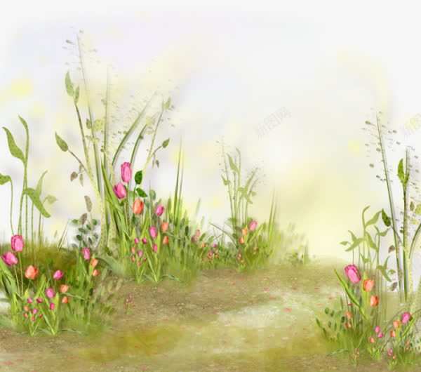 绿色草丛早晨烟雾png免抠素材_88icon https://88icon.com 早晨 烟雾 绿色 草丛