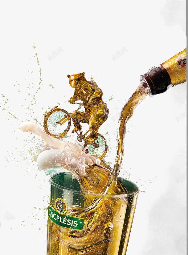 啤酒节png免抠素材_88icon https://88icon.com 啤酒 狗熊 玻璃杯 自行车 酒花 飞溅