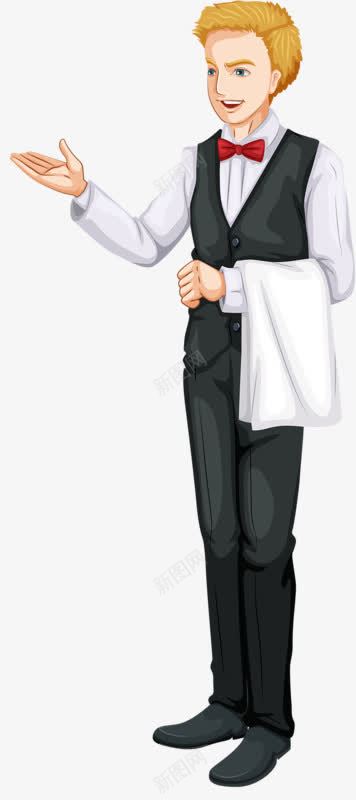 服务生男孩png免抠素材_88icon https://88icon.com 手绘 服务员 男孩 男服务生 西装 请进