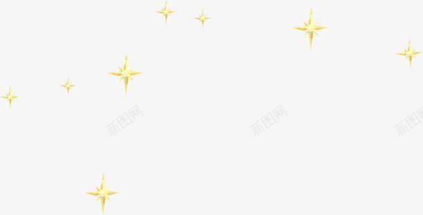 梦幻金色闪耀星星png免抠素材_88icon https://88icon.com 星光 星星 梦幻星空 繁星点点 闪耀繁星 黄色星星