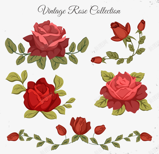 红色玫瑰花环图png免抠素材_88icon https://88icon.com 带刺的玫瑰 手绘玫瑰 玫瑰花 红玫瑰 花朵 花枝 鲜花