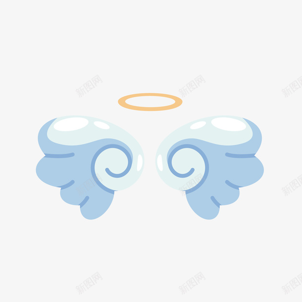 手绘立体天使翅膀png免抠素材_88icon https://88icon.com PNG免抠图 光环 天使 天使与魔鬼 天使光圈 手绘 立体 翅膀